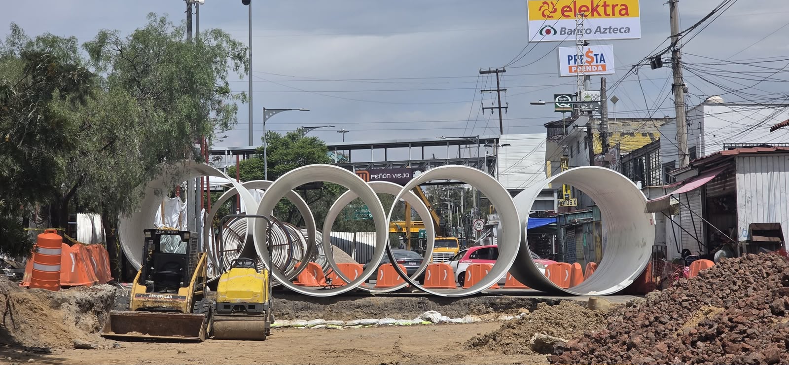 Panorámica de secciones BLUDREN en Av. Iztapalapa